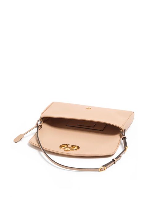 Valentino Garavani small DeVain VLogo shoulder bag - Neutrals