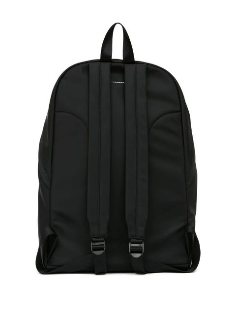 MM6 Maison Margiela numbers-patch backpack - Black