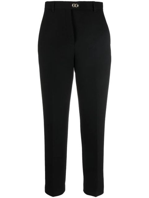 Ferragamo cropped tapered trousers - Black - zdjęcie produktu nr 1