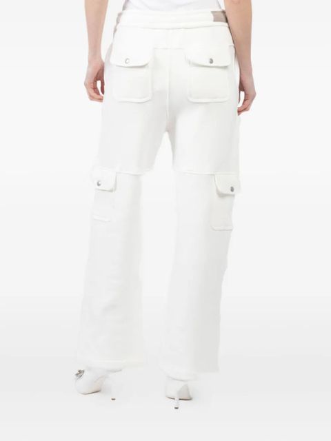Aya Muse jersey cargo trousers - White