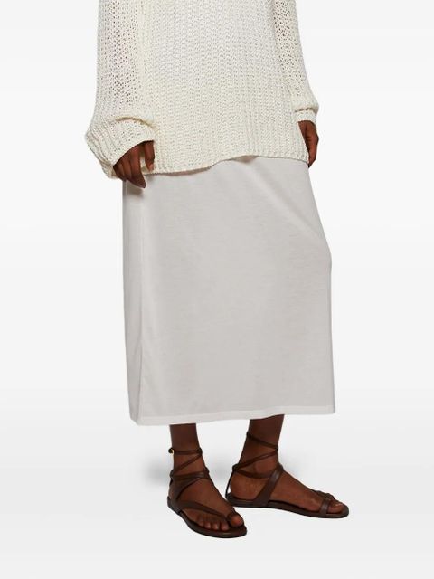 KHAITE Aimee ankle-wrap leather sandals - Brown