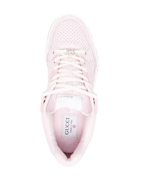 Gucci Interlocking G leather sneakers - Pink