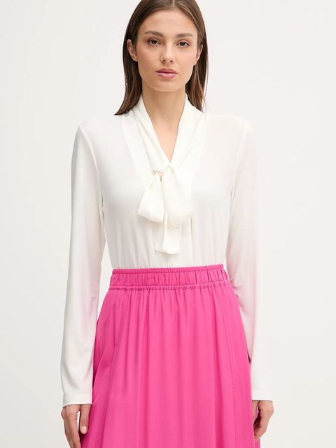 Joseph Ribkoff bluzka damska kolor beżowy gładka 253003 - zdjęcie produktu nr 1