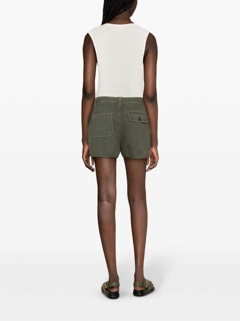 Zadig&Voltaire Sei twill mini shorts - Green
