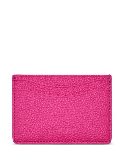 GANNI embossed cardholder - Pink - zdjęcie produktu nr 2