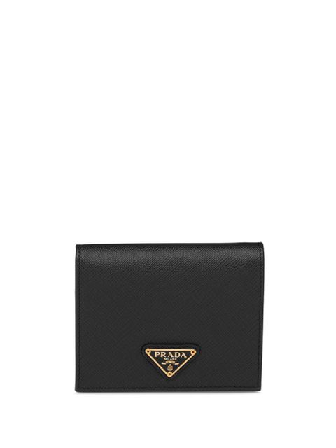 Prada logo plaque wallet - Black - zdjęcie produktu nr 1