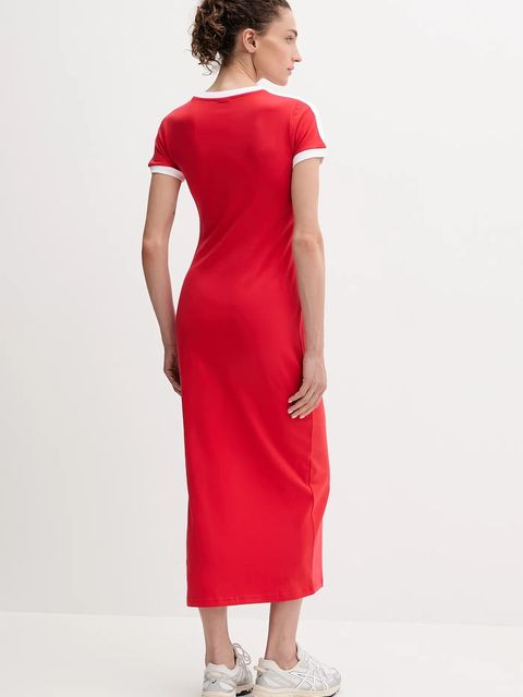 Puma sukienka kolor czerwony midi prosta 632140 - zdjęcie produktu nr 2