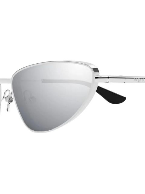Alexander McQueen cat-eye sunglasses - Silver