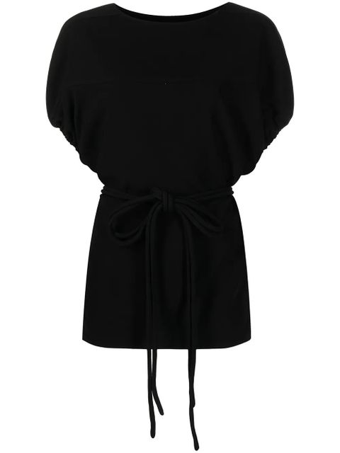 Proenza Schouler matte crepe cocoon top - Black - zdjęcie produktu nr 1