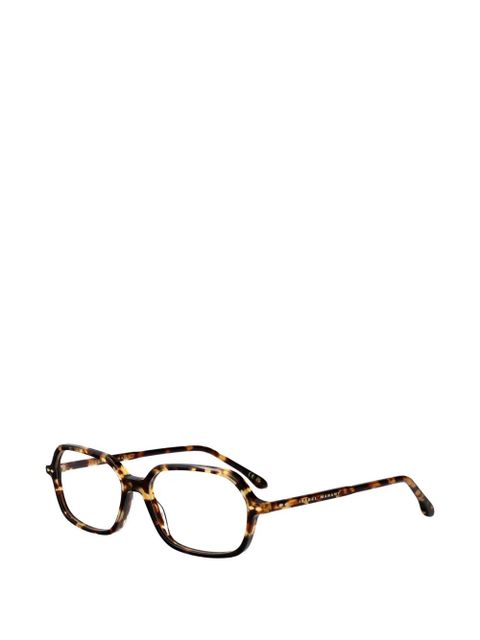 Isabel Marant Eyewear geometric glasses - Brown - zdjęcie produktu nr 2
