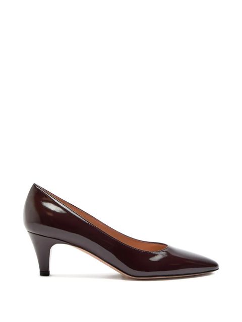 Gianvito Rossi Amelia patent-leather pumps - Brown - zdjęcie produktu nr 1