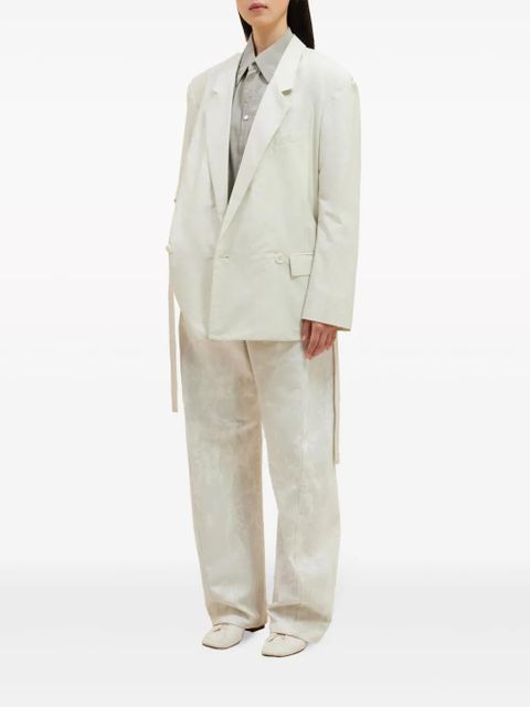 LEMAIRE double-breasted belted blazer - Neutrals