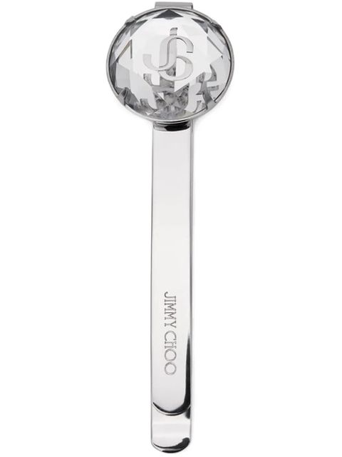 Jimmy Choo crystal-embellished hair pin - Silver - zdjęcie produktu nr 1