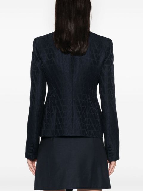 Valentino Garavani Toile Iconographe blazer - Blue