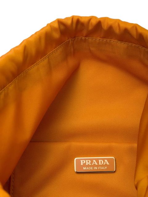 Prada drawstring clutch bag - Orange - zdjęcie produktu nr 2