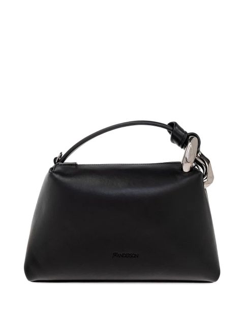 JW Anderson knot-detail leather tote bag - Black