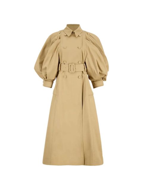 Gabriela Hearst Aeon puff-sleeve trench coat - Neutrals - zdjęcie produktu nr 1