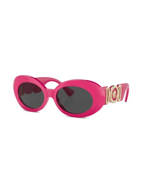 Versace Eyewear Medusa Biggie oval-frame sunglasses - Pink - zdjęcie produktu nr 2