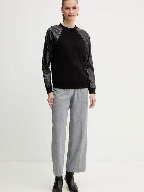 Armani Exchange bluza damska kolor czarny gładka XW001292 AF16111