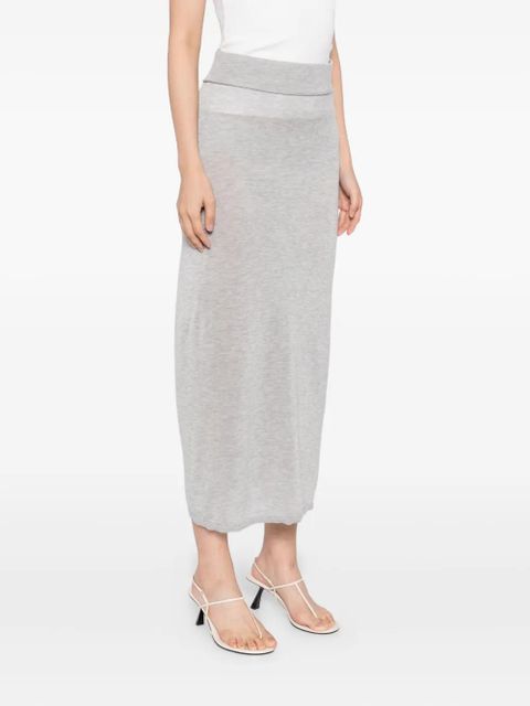 TOTEME knitted skirt - Grey