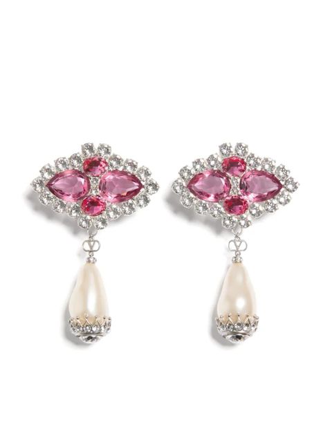 Valentino Garavani Pas Plus teardrop earrings - Silver - zdjęcie produktu nr 1