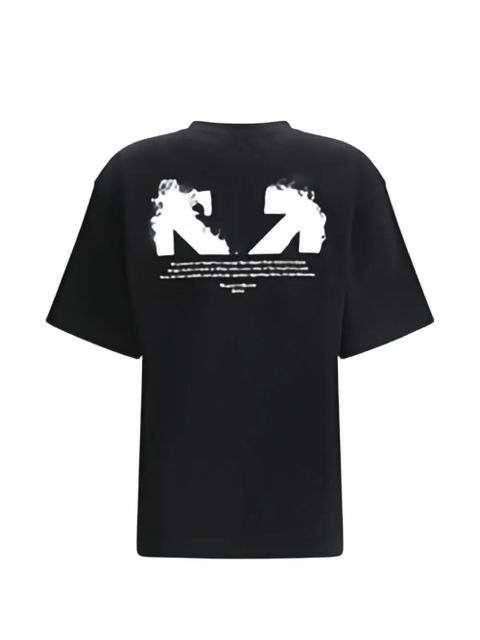 Off-White half-arrow-print T-shirt - Black