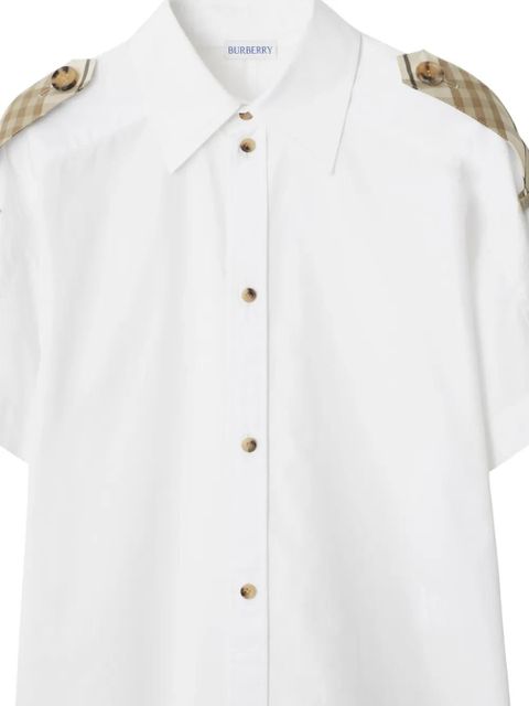 Burberry cotton shirt - White - zdjęcie produktu nr 2