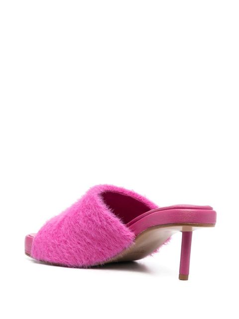 Jacquemus textured-finish open-toe sandals - Pink