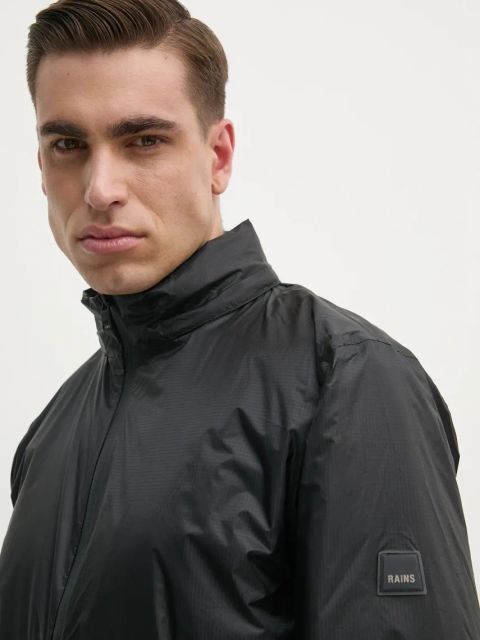 Rains kurtka Kauto Insulated Jacket W4T1 kolor czarny przejściowa 15970