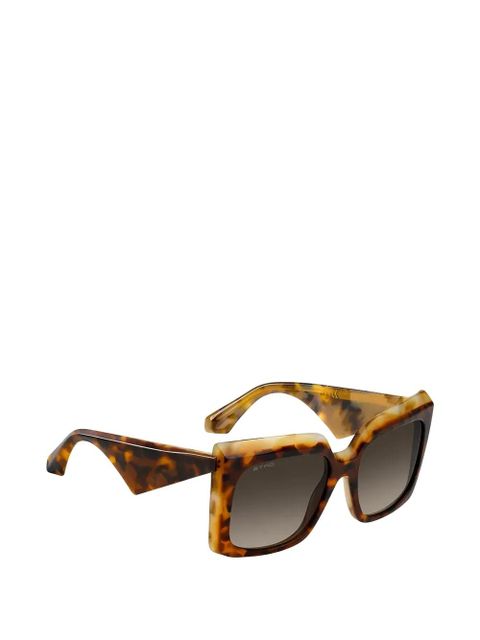 ETRO square sunglasses - Brown