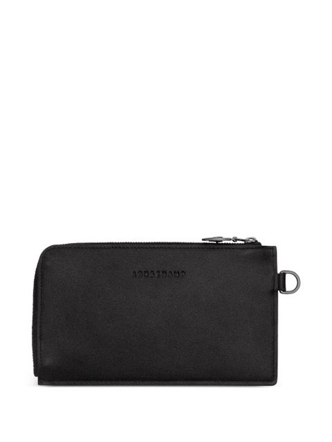 Longchamp Le Pliage zippered leather wallet - Black - zdjęcie produktu nr 2