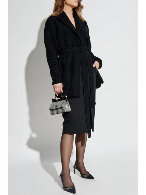 Dolce & Gabbana ribbed-knit cardigan - Black