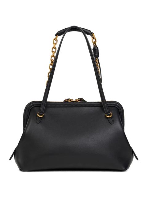 ETRO chain-trimmed leather shoulder bag - Black - zdjęcie produktu nr 1