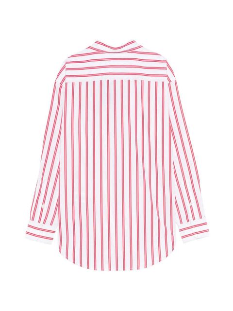 Lauren Ralph Lauren striped embroidered shirt - White - zdjęcie produktu nr 2