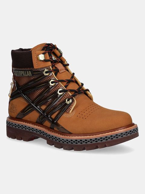 CAT Footwear trapery nubukowe GOLDEN GATE unisex kolor brązowy P111712 - zdjęcie produktu nr 1
