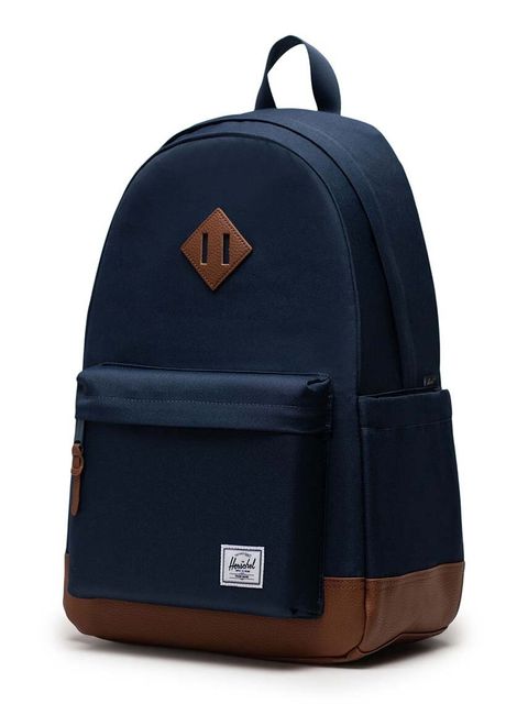 Herschel plecak 11383-03548-OS Heritage Backpack kolor granatowy duży gładki