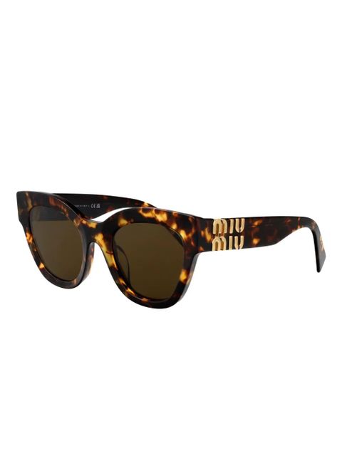 Miu Miu Eyewear tortoiseshell cat-eye sunglasses - Brown - zdjęcie produktu nr 2