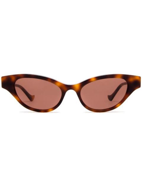 Gucci Eyewear cat-eye frame sunglasses - Brown - zdjęcie produktu nr 1