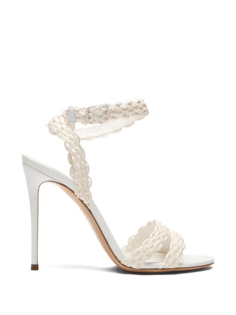 Casadei Avenida Julia heeled sandals - White - zdjęcie produktu nr 1