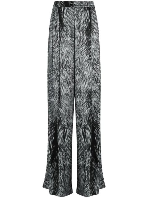 Dolce & Gabbana abstract pattern trousers - Black - zdjęcie produktu nr 1