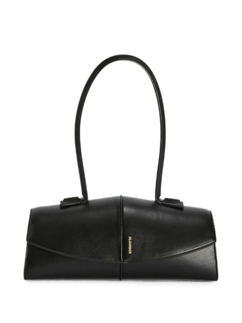 Jil Sander Linea leather shoulder bag - Black - zdjęcie produktu nr 1