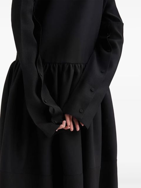 Jil Sander shirt midi dress - Black