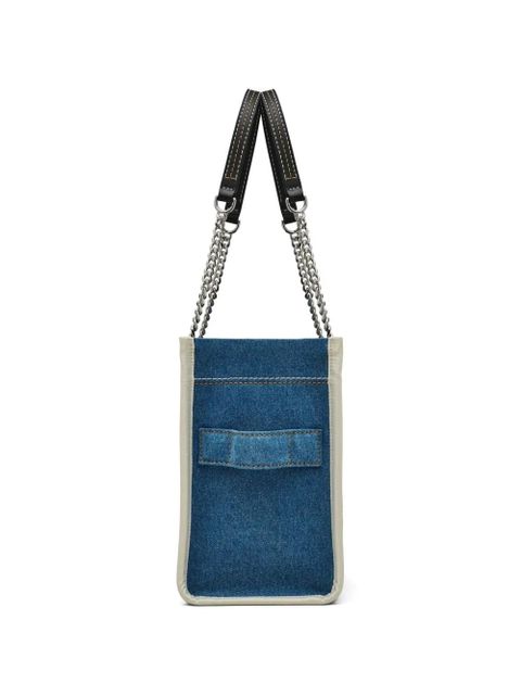 Marc Jacobs The Tote Bag chain-link denim tote bag - Blue