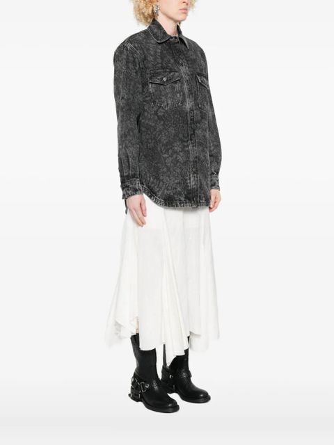 Golden Goose brushed-effect shirt - Grey