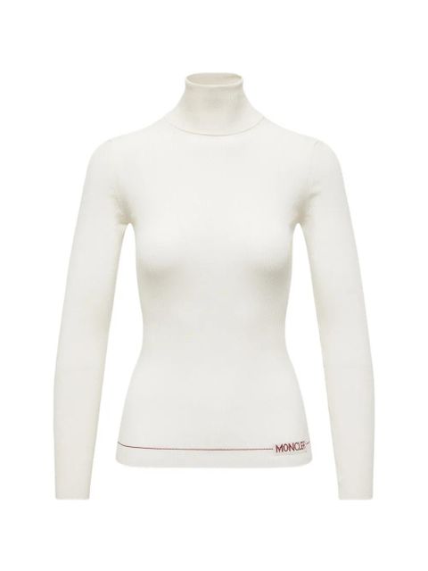 Moncler roll-neck knitted top - White - zdjęcie produktu nr 1