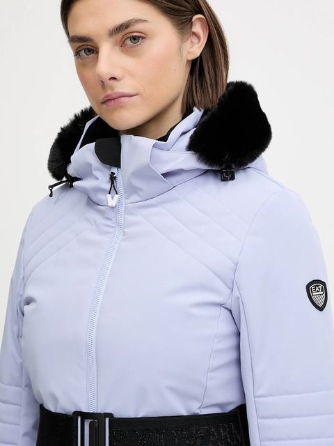 EA7 Emporio Armani kurtka narciarska kolor niebieski AF13889.7W000386