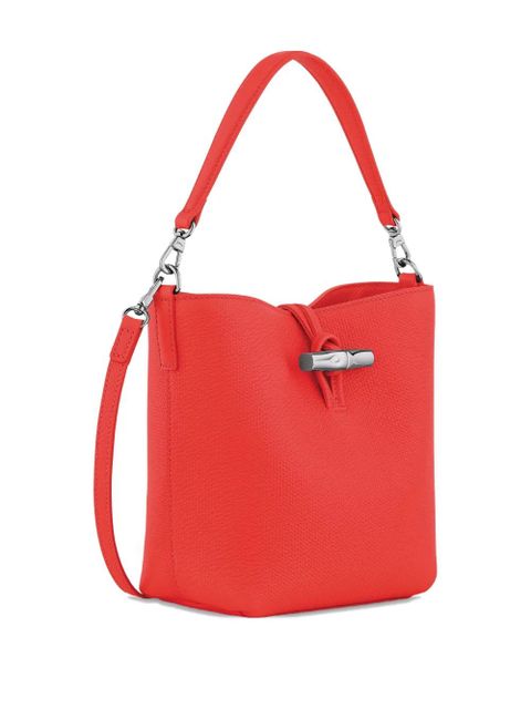 Longchamp mini Le Roseau bucket bag - Red