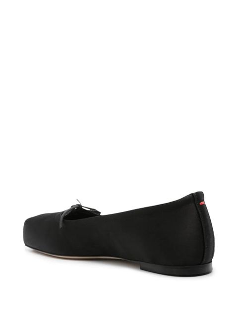 Aeyde Gabriella satin ballerina shoes - Black - zdjęcie produktu nr 2