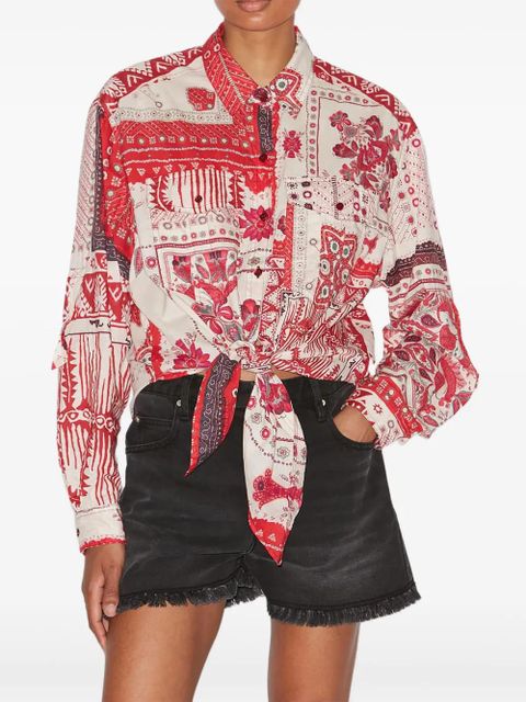 MARANT ÉTOILE Nathy shirt - Red