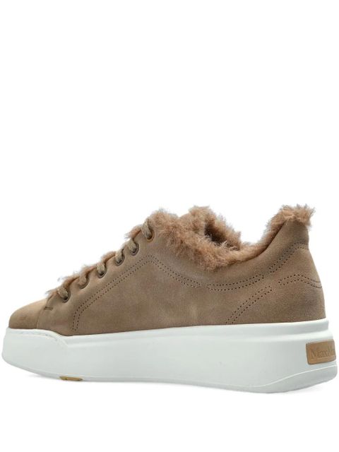Max Mara fur trim trainers - Neutrals - zdjęcie produktu nr 1